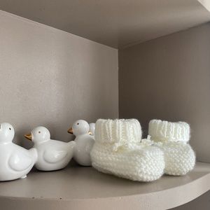 Crocheted Baby Socks